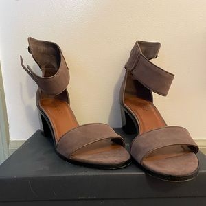 Bernardo “Blythe” Suede Sandals - as 9.5